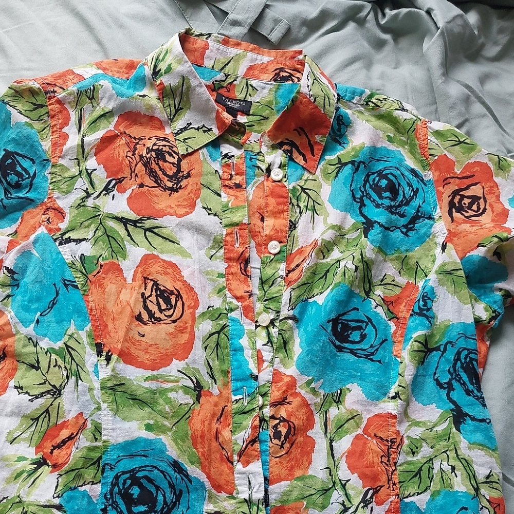 Floral Button-Up Shirt